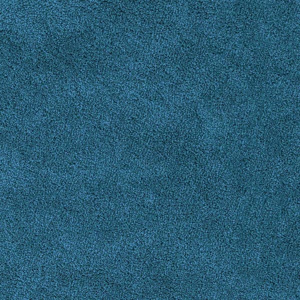 vidaXL Blå Mikrofiber 60 x 90 cm Badrumsmatta Rektangulär Modern