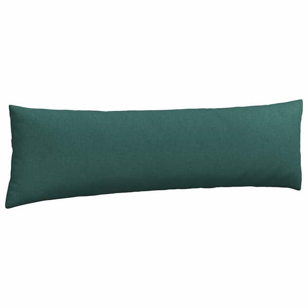 vidaXL Soffkuddar 2 st Mörkgrön 145 x 40 cm tyg