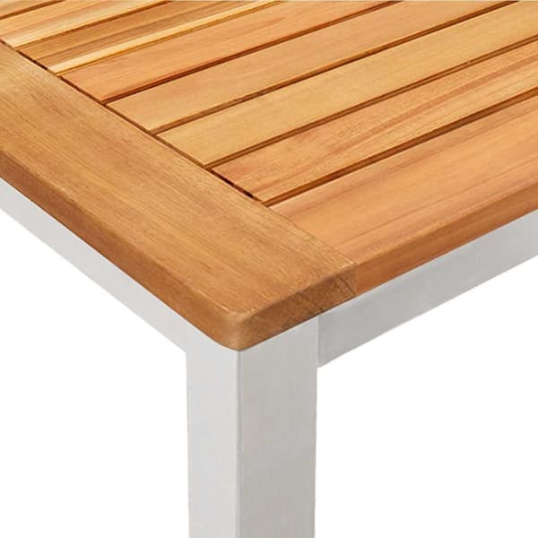 vidaXL Hage Spisegruppe 5 pcs Brun Solid akasietre