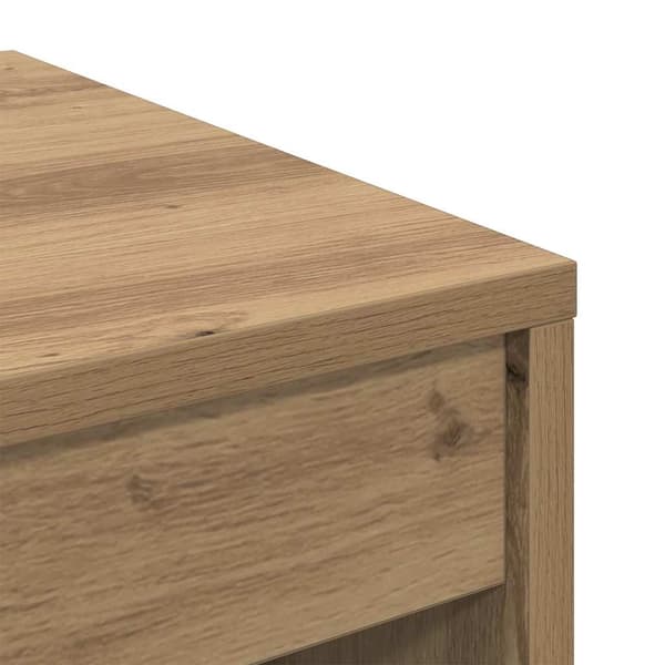 vidaXL Skrivebord Artisan Eik 60 x 40 x 76 cm