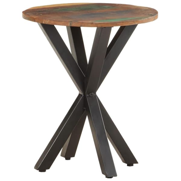 vidaXL Sidebord 48x48x56 cm gjenvunnet heltre