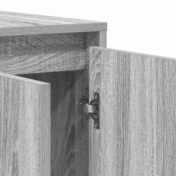 vidaXL Sideboard Grå sonoma 120 x 41 x 75 cm Konstruerat trä