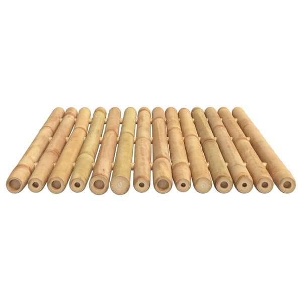 vidaXL Badematter 2 stk 50x35 cm bambus