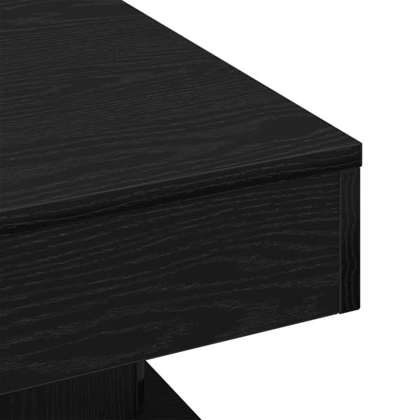 vidaXL Kaffebord Svart Eik 57 x 57 x 30 cm Konstruert tre