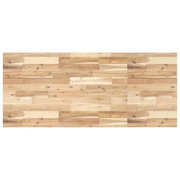 vidaXL Bordplate rektangulær 140x60x4 cm heltre akasie