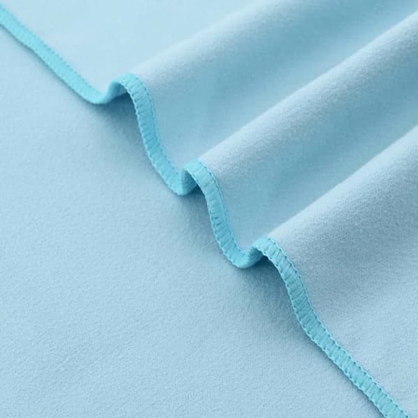 vidaXL Solsenghåndkler 2 pcs Blå 210 x 75 cm Polyester og polyamid