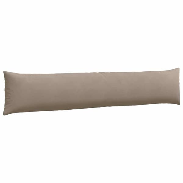 vidaXL Soffkuddar 2 st Gråbrun 200 x 40 cm tyg
