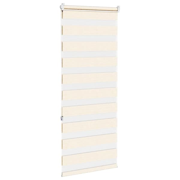 vidaXL Rullgardin zebra 65x150 cm tyg bredd 60,9 cm polyester