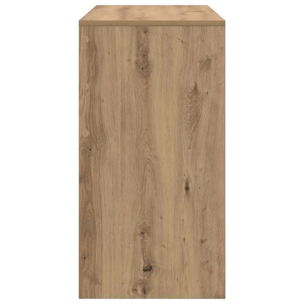 vidaXL Skrivebord Artisan Eik 100 x 40 x 76 cm