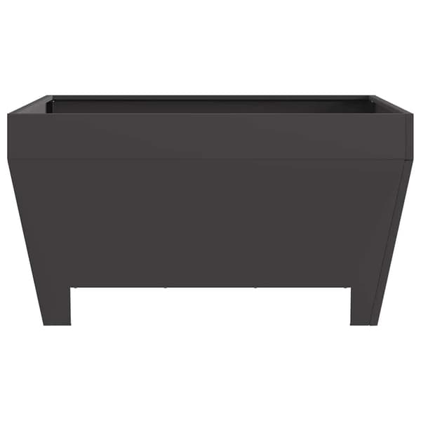 vidaXL Eldstad Svart 80 x 80 x 43 cm Stål