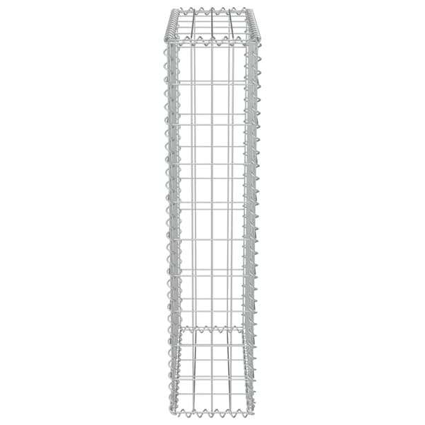 vidaXL Gabionmur i galvaniserat stål 50x20x100 cm