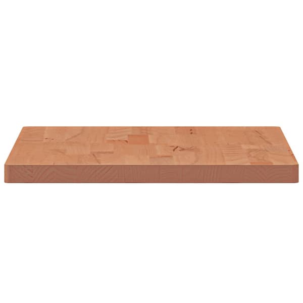 vidaXL Bordplate 60x40x2,5 cm rektangulær heltre bøketre
