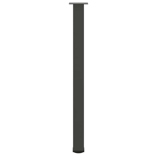 vidaXL Barbordben 4 stk antrasitt 110–112 cm stål
