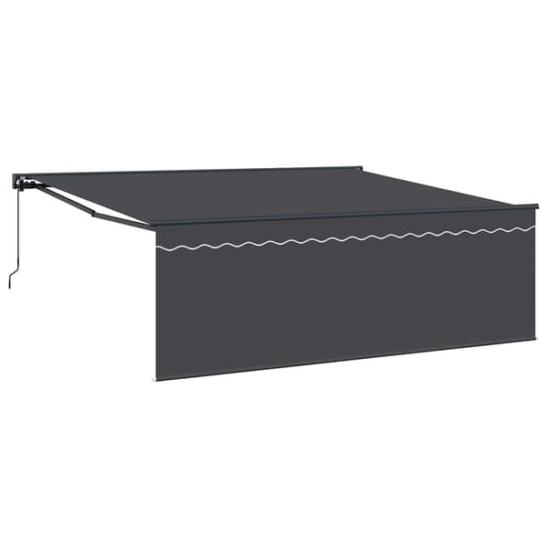 vidaXL Innvendbar Markise Antrasitt 400 × 300 cm