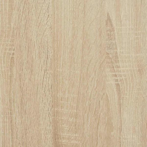 vidaXL Stilfullt Speil Rektangulær Sonoma eik 100 x 45 x 18 cm