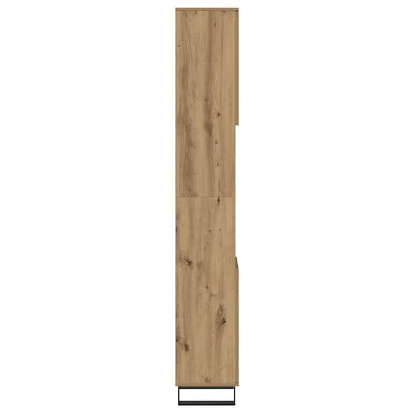 vidaXL Badrumsskåp ek 30x30x190 cm konstruerat trä
