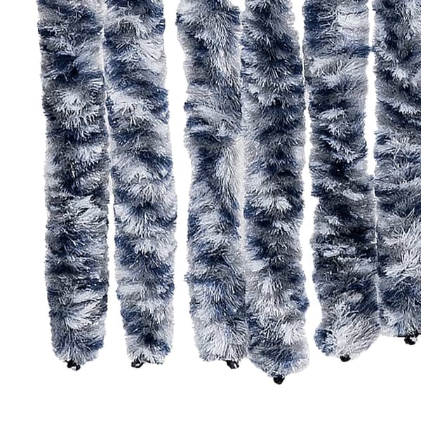 vidaXL Fluegardin blå og hvit 100x200 cm chenille