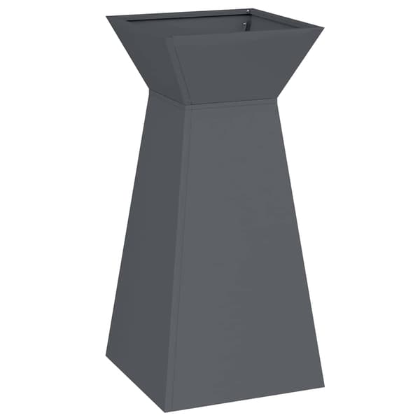 vidaXL Søyleplanter 2 pcs Antrasitt 35 x 35 x 73 cm