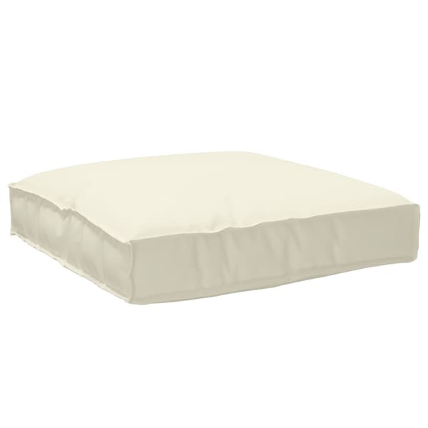 vidaXL Pallkuddset 2 pcs Kräm Oxford Tyg