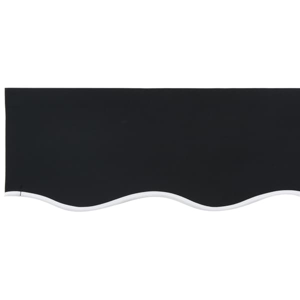 vidaXL Markisväv Svart 3,5 x 2,5 m Polyester