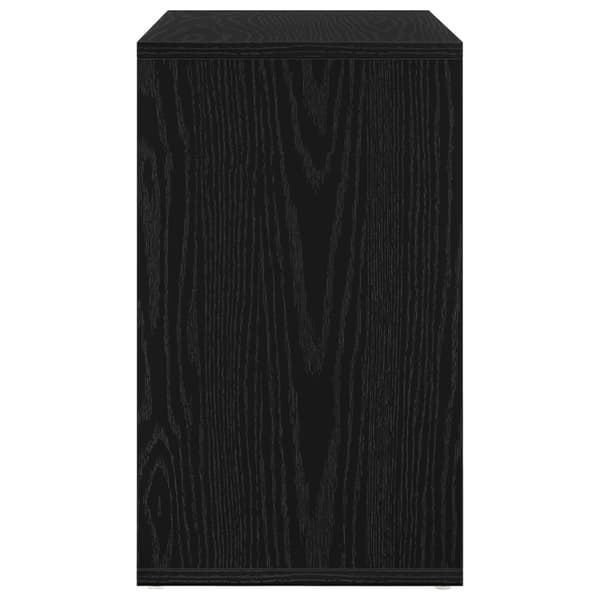 vidaXL Nesting Bord 3 pcs Svart Eik Konstruert tre