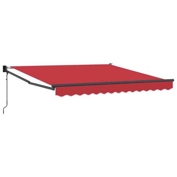 vidaXL Markis Röd 300 x 250 x 165 cm Polyester