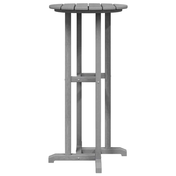 vidaXL Hage bar sett 3 pcs Lysegrå HDPE