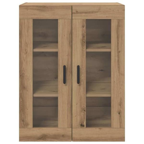 vidaXL Serviesskap Artisan Eik 69,5 x 34 x 90 cm Konstruert tre