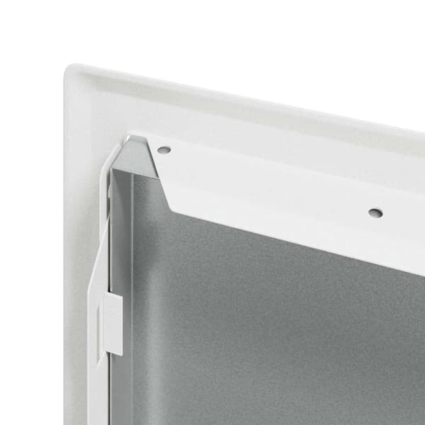 vidaXL Åtkomstpanel Vit 63 x 33 x 3 cm Stål