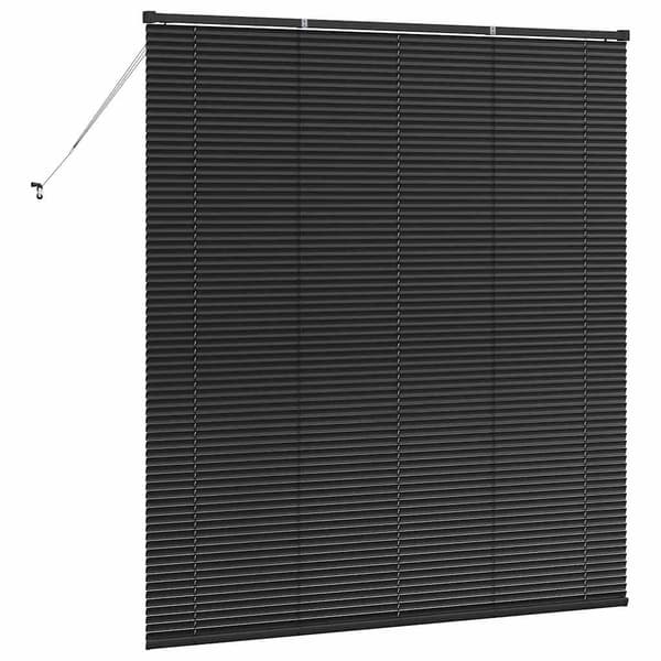 vidaXL Persienner Svart 175 x 155 cm Aluminium