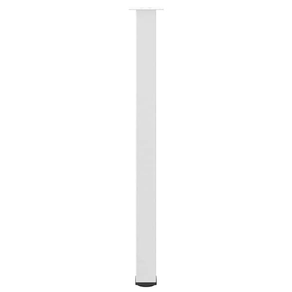 vidaXL Barbordben 4 stk hvite 110–112 cm stål