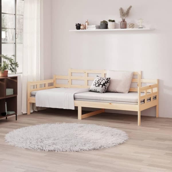 vidaXL Dagseng heltre furu 90x190 cm