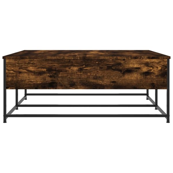 vidaXL Salongbord røkt eik 100x99x40 cm konstruert tre