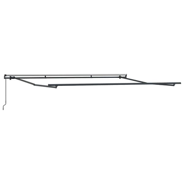 vidaXL Utfällbar markis Flerfärgsdesign 400 × 300 cm
