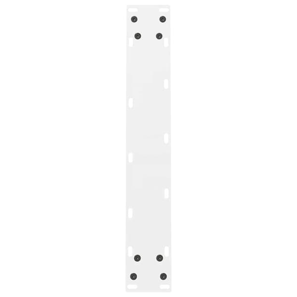vidaXL Soffbordsben vit 2 st 50x(72-73) cm stål