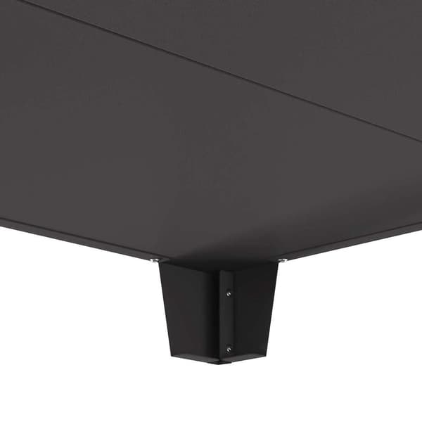 vidaXL Eldstad Svart 80 x 80 x 43 cm Stål