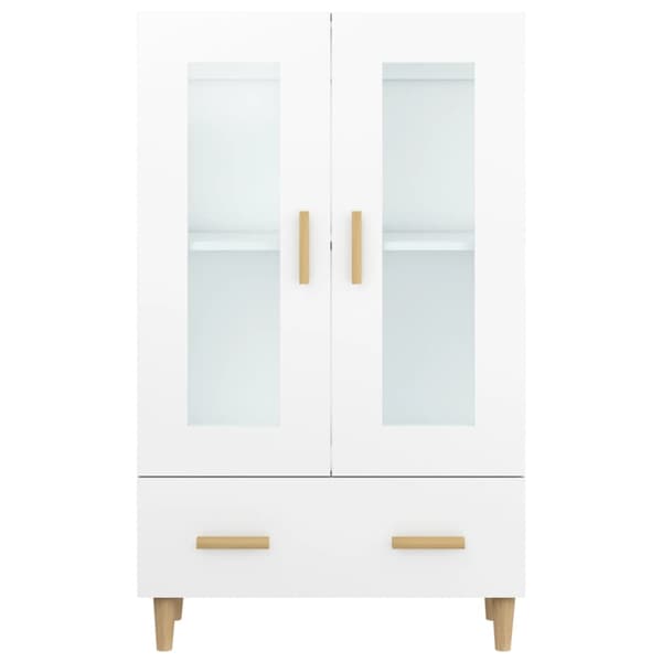 vidaXL Highboard hvit 70x31x115 cm konstruert tre