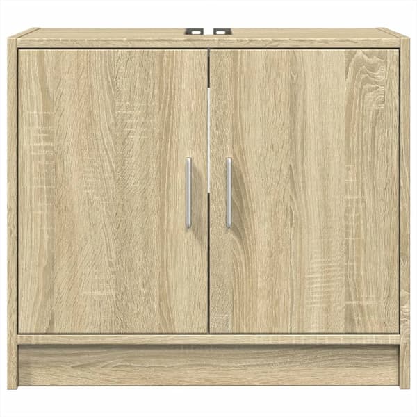 vidaXL Servantskap sonoma eik 63x29x55 cm konstruert tre