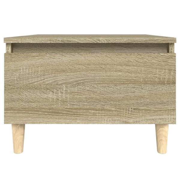vidaXL Sidebord sonoma eik 50x46x35 cm konstruert tre