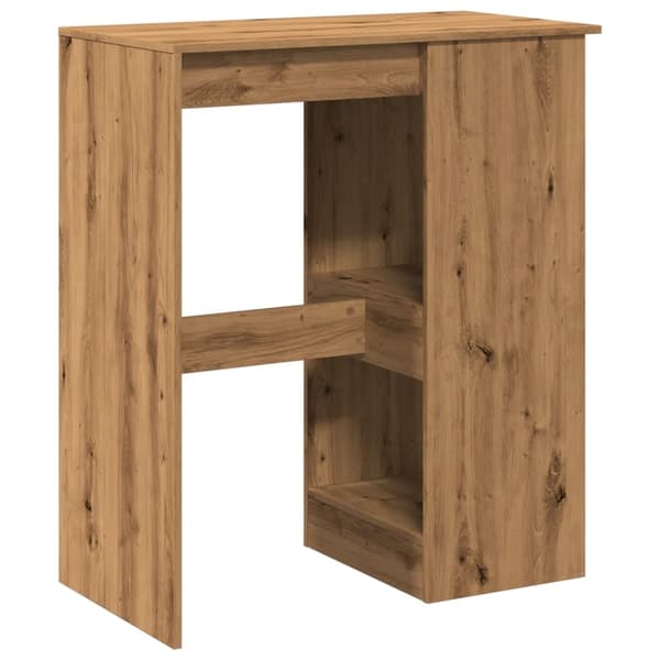 vidaXL Barbord med stativer artisan eik 90x47,5x103,5cm konstruert tre
