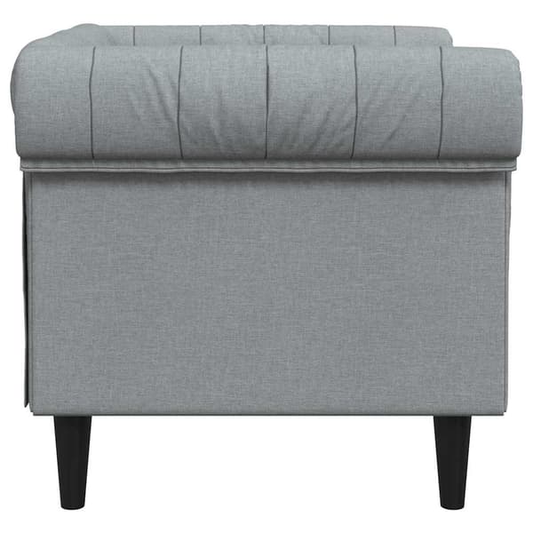 vidaXL Sofa Lysegrå 78,5 x 74,5 x 74,5 cm Polyester
