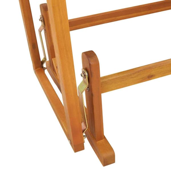 vidaXL Gleiter Benk Brun 110 x 59 x 97 cm Solid akasietre