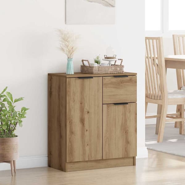 vidaXL Serviesskap Artisan Eik 60 x 30 x 70 cm Konstruert tre