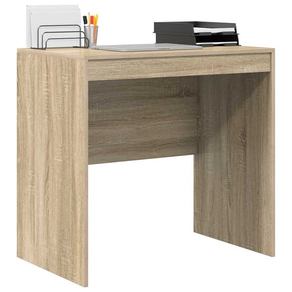 vidaXL Skrivebord Sonoma eik 80 x 50 x 76 cm