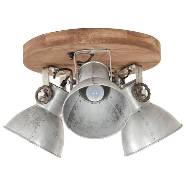 vidaXL Industriell taklampe 25 W sølv 42x27cm E27