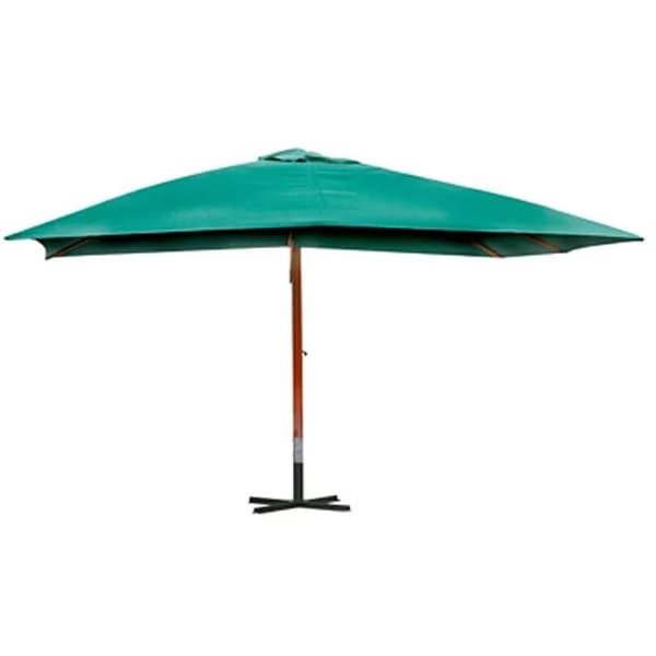 vidaXL Parasoll 300 x 400 cm grön