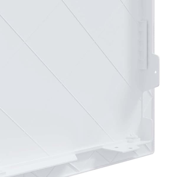 vidaXL Åtkomstpaneler Vit 40 x 40 cm ABS Plast