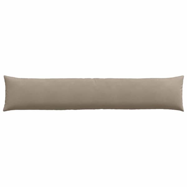 vidaXL Soffkuddar 2 st Gråbrun 200 x 40 cm tyg