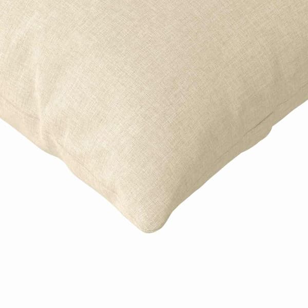 vidaXL Soffkuddar 2 st Kräm 145 x 40 cm tyg