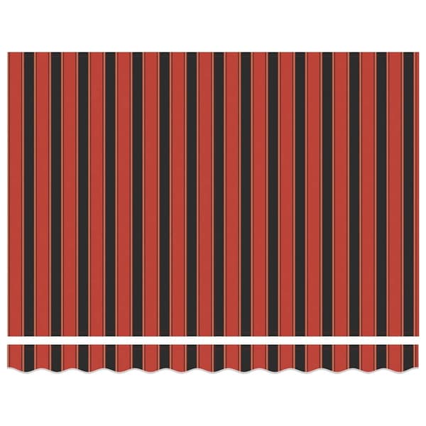 vidaXL Markis Orange och Brunt 350 x 250 x 165 cm Polyester